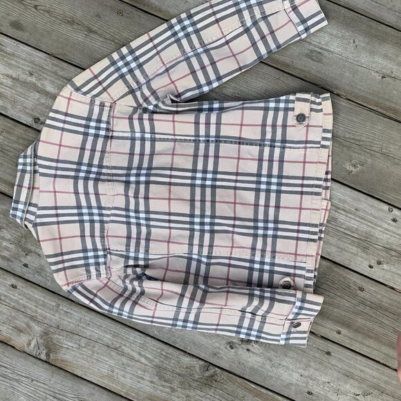 Vintage Burberry London Novacheck Bomber Jacket Size 6 - Picture 15 of 16